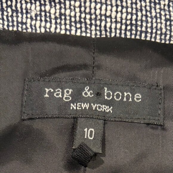 Rag & Bone Slade Tweed Sleeveless Minidress Size 10 - Picture 5 of 5